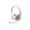 Ausinės stereo GEMBIRD MHS-03-WTRD baltos su raudonu žiedu