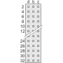 SCHROFF Blade Strip - juostelė DIN 41612 SIEM (69001851)