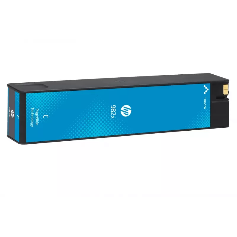 HP 982X didelės talpos ciango spalvos originali PageWide kasetė, 16000 puslapių