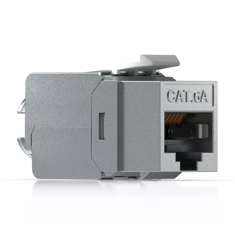 Keystone lizdas Ubiquiti UACC-Keystone-Jack-C6A RJ-45 plokščias metalinis
