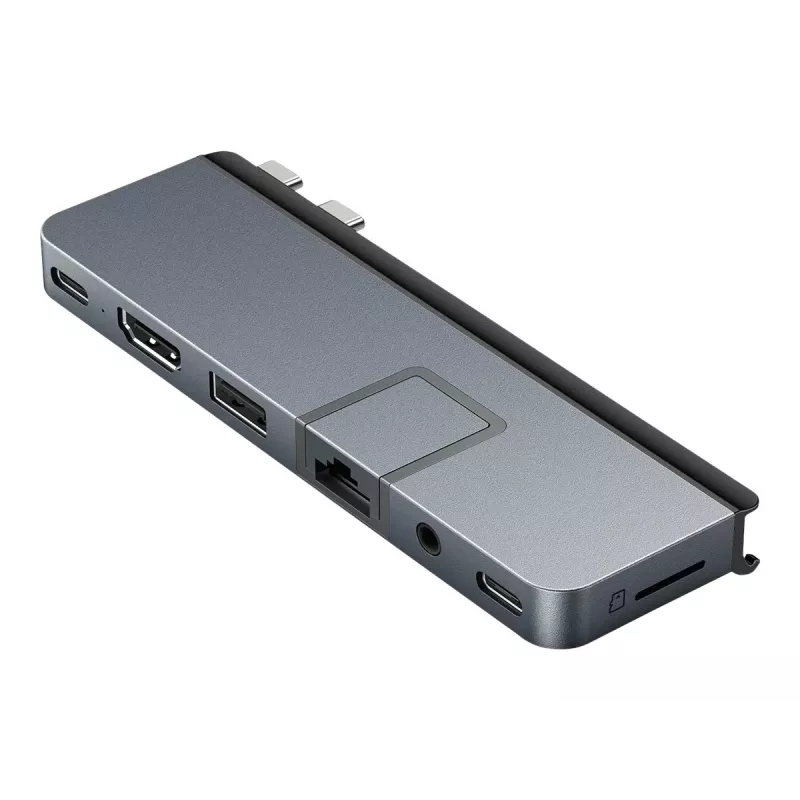 HyperDrive DUO PRO 7-in-2 USB-C centras, skirtas MacBook Air/Pro 2016-2020, HDMI, Ethernet LAN (RJ-45)