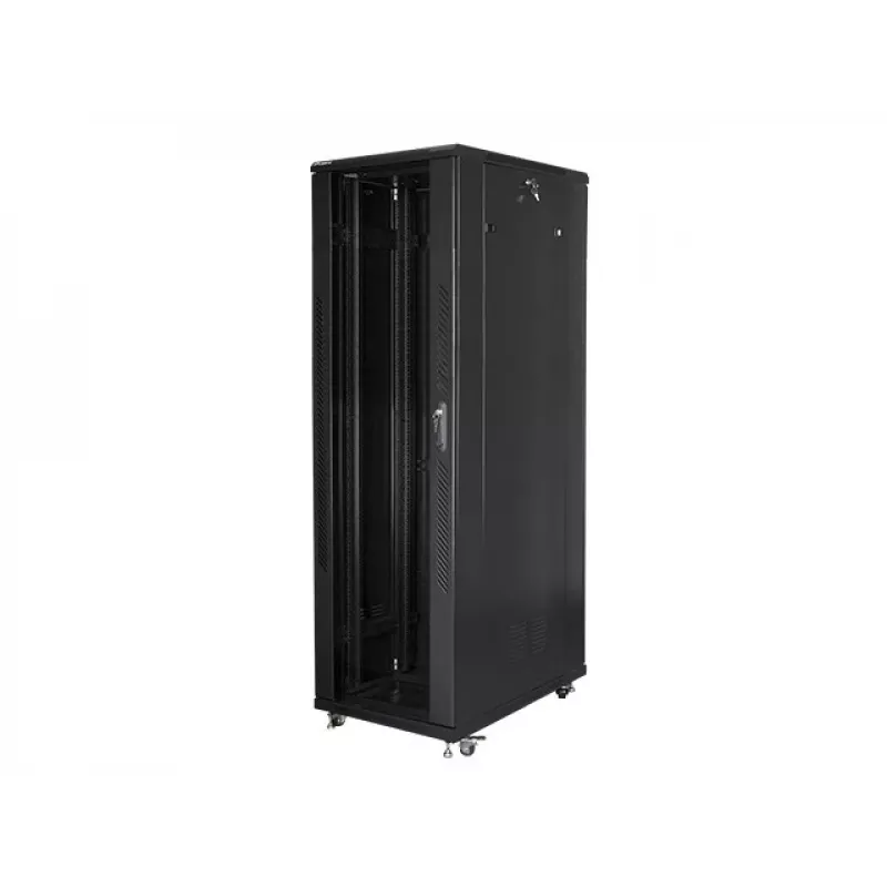 Lanberg laisvai pastatoma 19 colių spinta 42U/800x1000 (plokščia pakuotė) FF01-8042-12B juoda