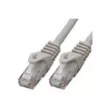 Tinklo kabelis M-Cab 3918 3m Cat6 U/UTP RJ-45 5000 Mbit/s Pilkas