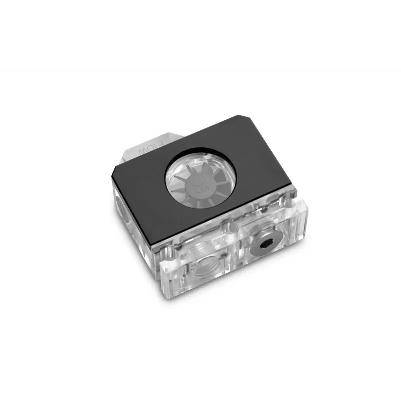 Srauto indikatorius EK Water Blocks Juodas Skaidrus 1/4 colio