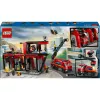 Konstruktorius LEGO City Gaisrinė su pasukamaisiais kopėčiais 60414 – 843 dalys, 5 minifigūrėlės