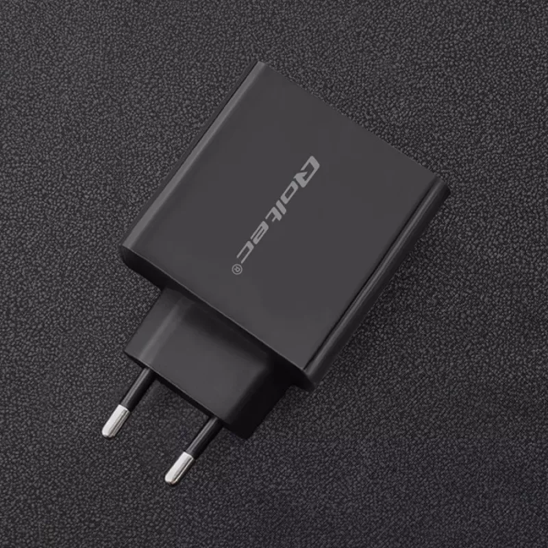 Maitinimo adapteris QOLTEC 51717 45W 20V 3A AC vidinis įkroviklis išmaniesiems laikrodžiams, juodas