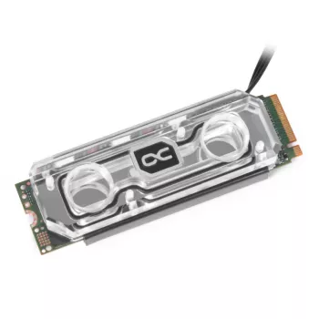 Alphacool HDX Apex M.2 2280 SSD vandens aušintuvas, akrilinis aRGB
