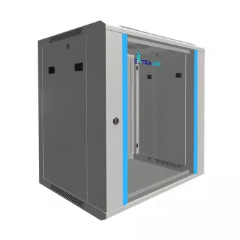 Extralink sieninis 12U 600x450 pilkas spintos stovas