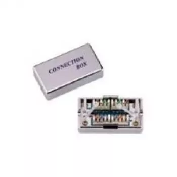 Wentronic Goobay CAT 5e (100 MHz) STP ekranuota jungiamoji dėžutė dviem tinklo instaliaciniams kabeliams sujungti (50481)