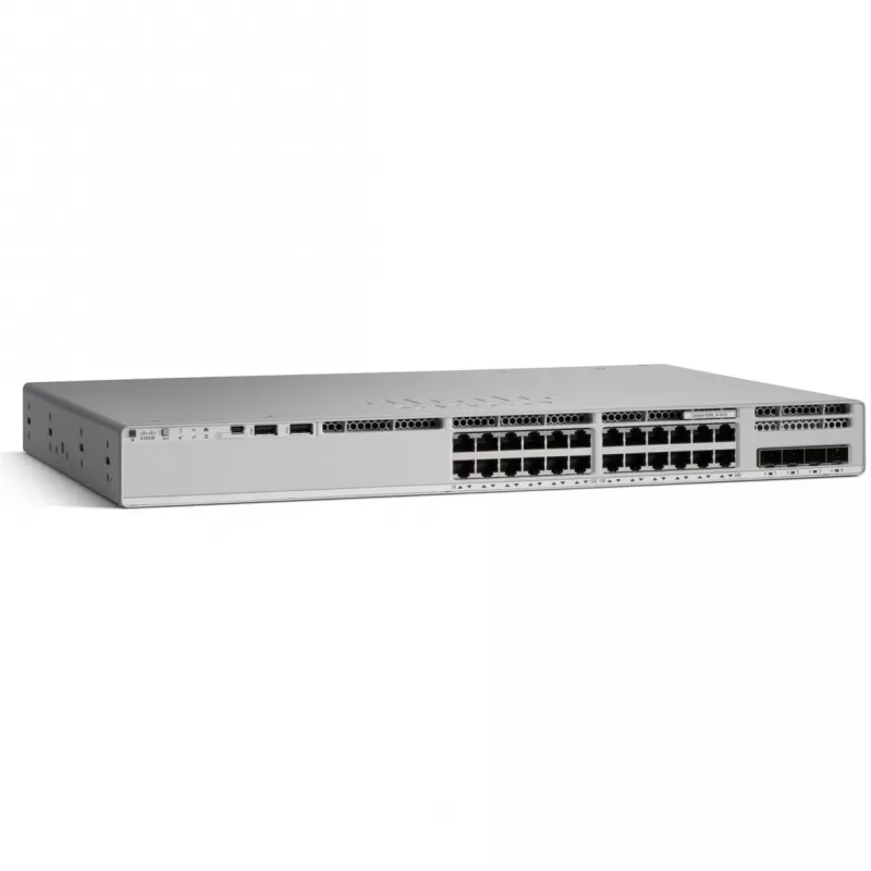 Cisco Catalyst 9200 - tinklo jungiklis - L3 - Smart - 24 x 10/100/1000 (PoE+) - montuojamas į stelažą