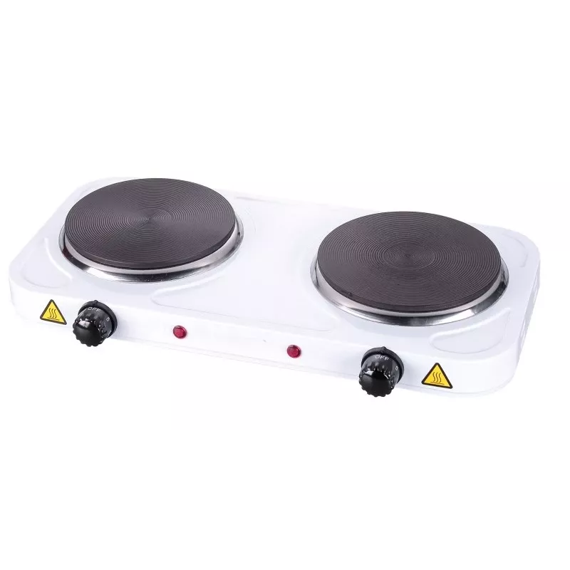 Esperanza COTOPAXI White Countertop Sealed plate 2 zone(s) – Balta 2 zonų sandari kaitlentė