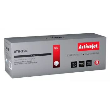 Kasečių toneras ActiveJet ATH-35N suderinamas HP/Canon, juodas, 1800 puslapių, įmontuotas būgnas