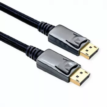 ROLINE 11.04.5867 DisplayPort kabelis 2 m juodas - sidabrinis (11.04.5867)