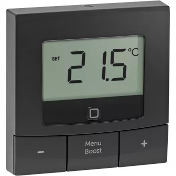 eQ-3 AG Homematic IP HmIP-WTH-B-A, RF, 869,65 MHz, Antracitas, IP20, 250 m, LCD