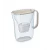 Vandens filtro ąsotis BRITA Style Essential, 2,4 l talpa (1,4 l filtruoto vandens), MAXTRA, atverčiamas dangtelis, smėlio spalvos