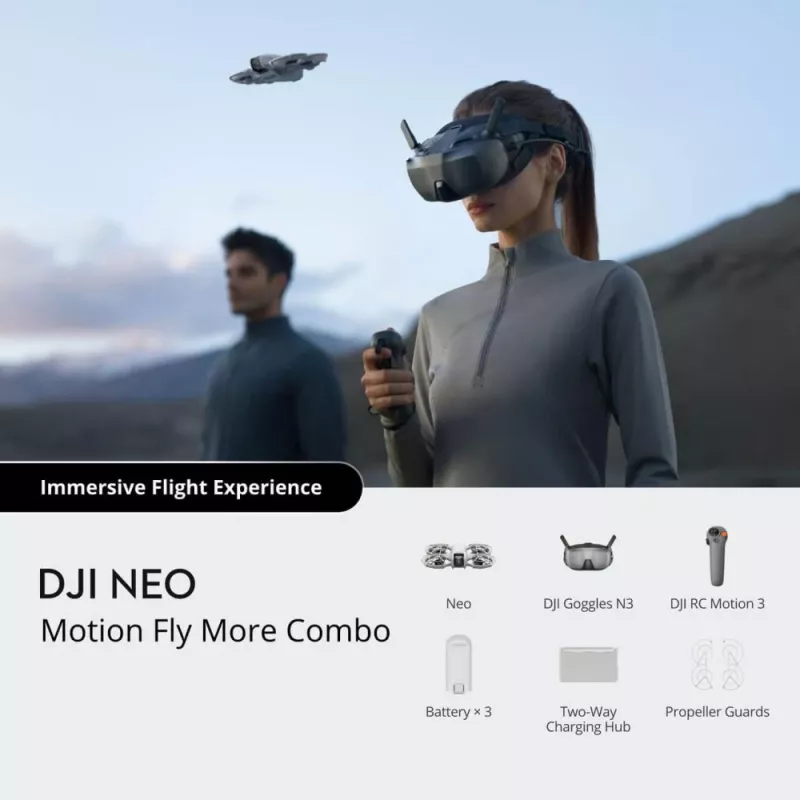 Kvadrakopteris DJI Neo Motion Combo 4 rotoriai 12 MP 3840 x 2880 pikseliai