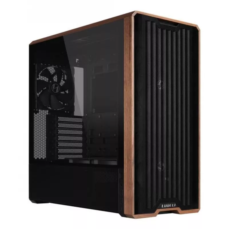 Kompiuterio korpusas Lian Li Lancool LAN217X Midi Tower Juodas, Medis