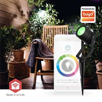 Nedis ZBLOS10RGBW3 lauko šviestuvas – įžeminamas LED 9 W G