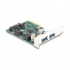 DeLOCK PCI Express x4 kortelė 2 x išoriniai USB 10 Gbps Type-A moteriški Low Profile