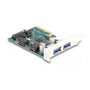 DeLOCK PCI Express x4 kortelė 2 x išoriniai USB 10 Gbps Type-A moteriški Low Profile