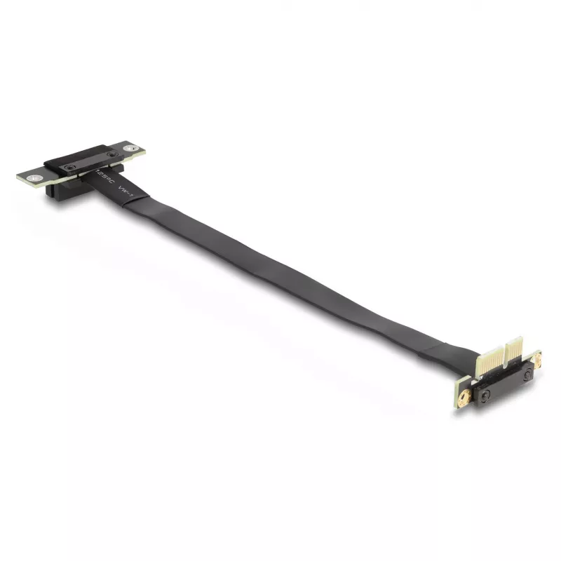 Riser kortelė DeLOCK 88042 PCI Express x1 vyriška 90° kampu su 30 cm kabeliu