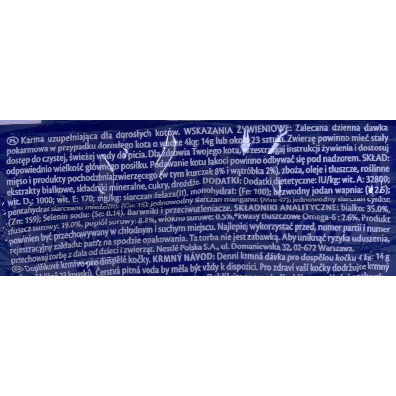 Felix Play Tubes skanėstai katėms, vištienos ir kepenų skonio, 50 g