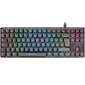 GAMIAC TKL90G žaidimų klaviatūra, Kailh Red pilka