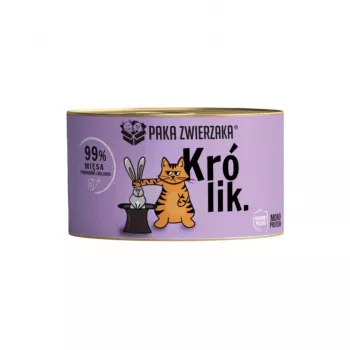 PAKA ZWIERZAKA Rabbit šlapias kačių maistas - 200g
