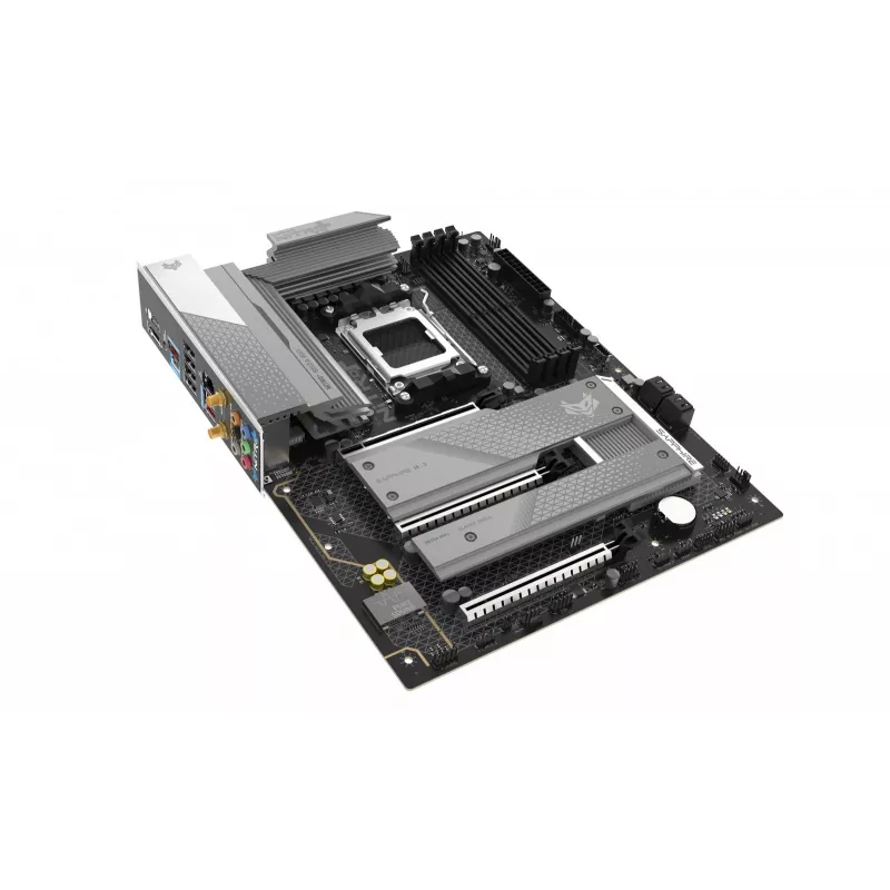 Motininė plokštė Sapphire NITRO+ B850A WIFI 7 AMD B850 Socket AM5 micro ATX, DDR5, 4 DIMM, 256GB, Wi‑Fi 7, 2.5GbE
