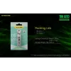 Rakto pakabuko žibintuvėlis Nitecore TIKI GITD pilkas – USB įkraunamas, 1 lm, 55 mm, 12 g, IP66