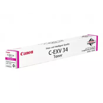 Original Canon C-EXV 34 tonero kasetė, rausvai raudona (magenta), 1 vnt.