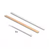 DeLOCK 67060 19 colių D tipo pataisų skydelis su įtempimo mažinimo įtaisu, 8 prievadai centre, 1U, juodas