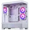 PHANTEKS XT View Matrix PC korpusas, Midi-Tower, E-ATX, grūdintas stiklas, Matrix LED - Baltas (PH-XT523VM1_DWT01)