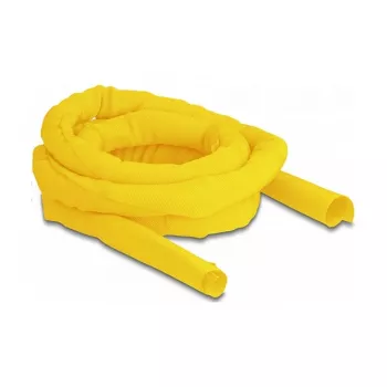 DeLOCK Woven Sleeve savaime užsidaranti karščiui atspari 2 m x 25 mm geltona