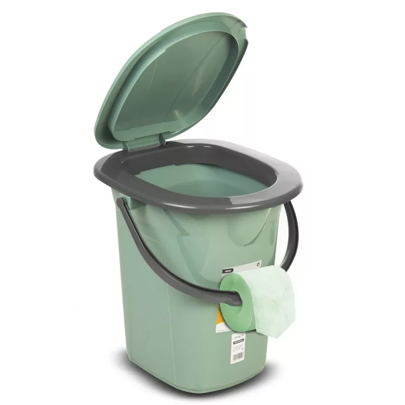 Nešiojamas tualeto kibiras GreenBlue GB320GG – lengvas ir kompaktiškas sprendimas lauko sąlygoms