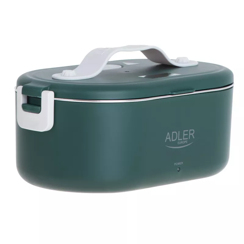 Adler AD 4505g Šildomas maisto indas 0,8 L, nerūdijantis plienas/plastikas, žalia