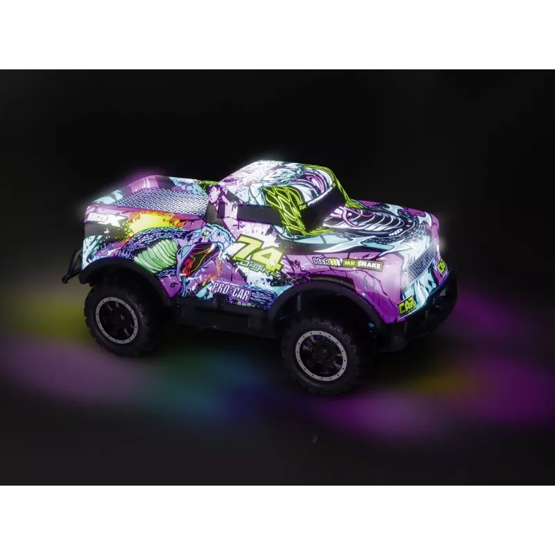 RC automobilis Ghost Driver - Violetinis