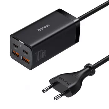 Baseus GaN3 100/65W stalininis įkroviklis su Quick Charge QC 3.0/4.0 USB C tipo C telefono įkroviklis, skirtas iPhone15, Huawei, Xiaomi, MacBook nešiojamam kompiuteriui