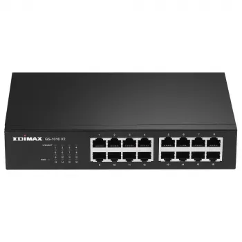 Edimax GS-1016 V2 valdomas Gigabit Ethernet tinklo jungiklis 16 prievadų juodas