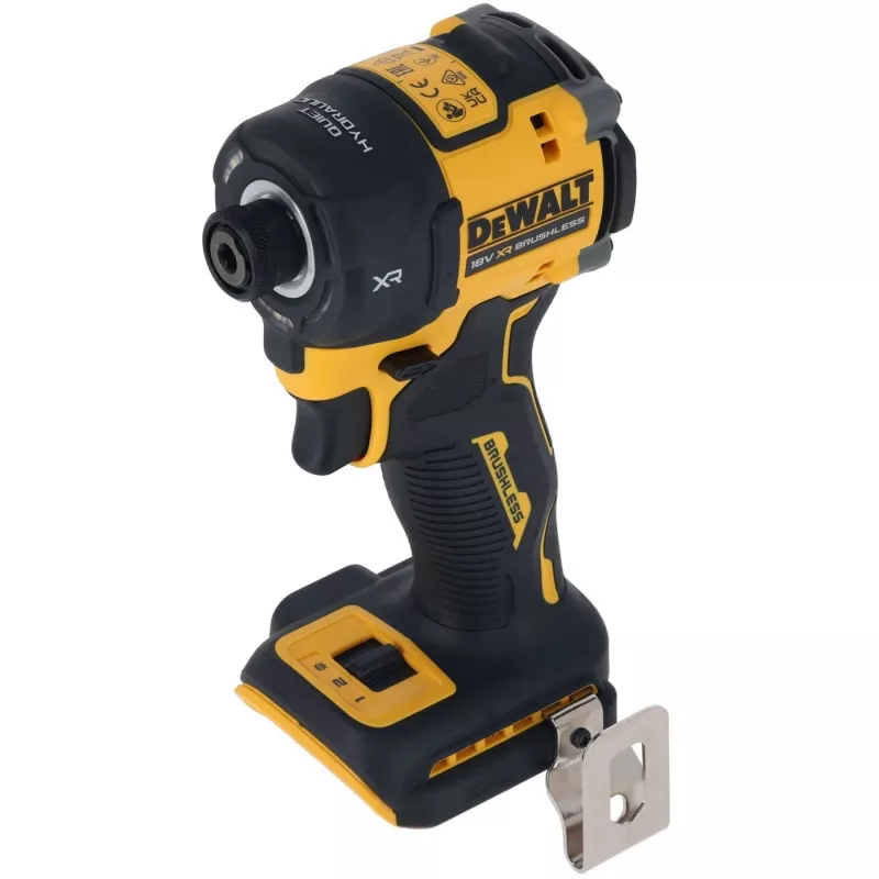 Atsuktuvas belaidis DeWalt DCF870NT-XJ, 18V Li-Ion, 56 N·m, 1/4 colio griebtuvas, pistoletinė rankena, 100 mm ilgio