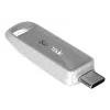 SanDisk Phone Drive, 64 GB, USB Type-C, 3.2 Gen 1 (3.1 Gen 1), 150 MB/s, be dangtelio, balta