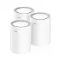 „Cudy M3600“ Wi‑Fi 7 dviejų juostų (2,4/5 GHz) tinklo sistema, 3 vnt. rinkinys, 2882/688 Mbps, 3x LAN, vidinės antenos