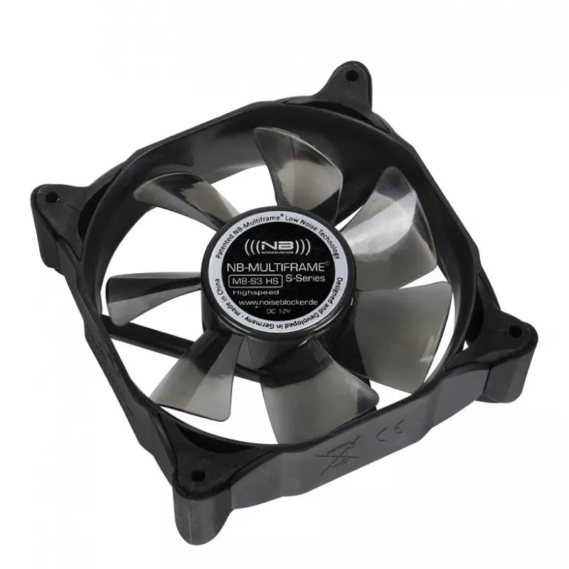 Noiseblocker Multiframe S-Series M8-3 HS 80 mm korpuso ventiliatorius