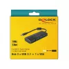 DeLOCK 63932 USB 3.2 Gen 1 Type-C dokinimo stotelė nešiojamam kompiuteriui, juoda