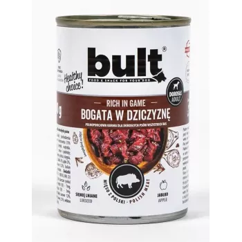 BULT Rich in game - šlapias šunų maistas - 800 g