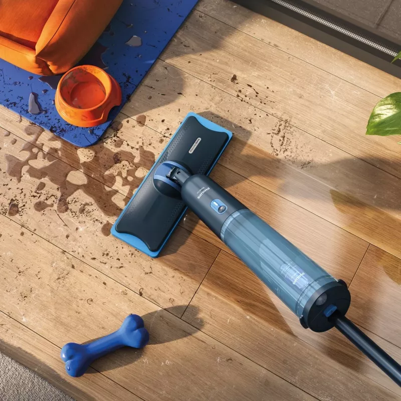 Philips OneUp itin koncentruotas grindų valiklis, lazdelinis dulkių siurblys, mėlynas, 40 ml, skystis (koncentratas), Philips OneUp, 30 mm