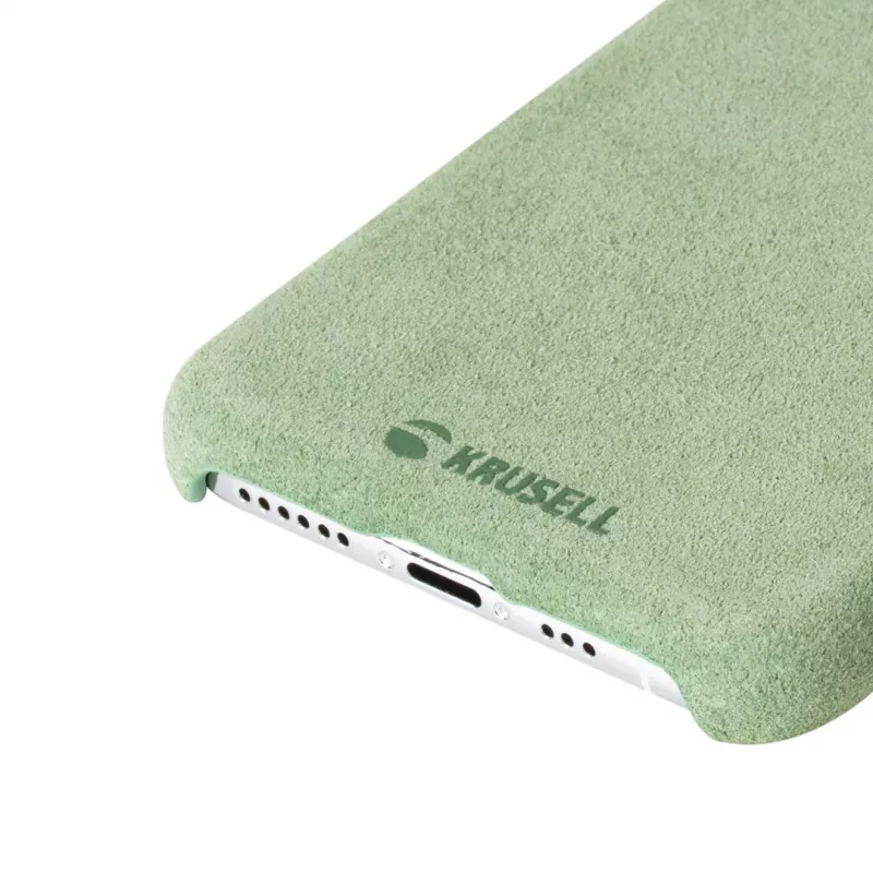 Krusell Broby 61770 zomšinis dėklas telefonui Apple iPhone 11 Pro Max, 16,5 cm (6,5 colio), alyvuogių