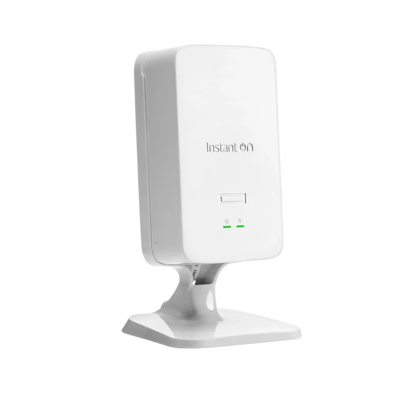 HPE Networking Instant On AP22D Wi-Fi 6 prieigos taškas su maitinimo šaltiniu, baltas