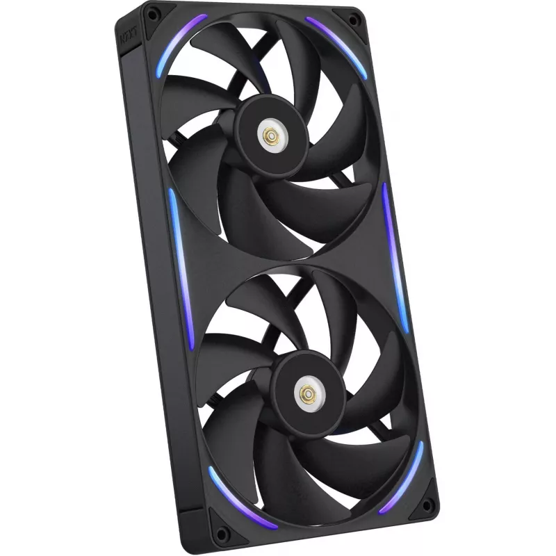 Kompiuterio korpuso ventiliatorius NZXT F280X 140 mm Juodas, 1 vnt, 280 × 140 × 30 mm
