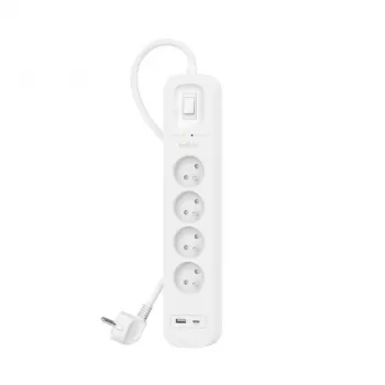 Apsauginis filtras Belkin SRB001CA2M 4 AC lizdai 900 J Baltas 2 m